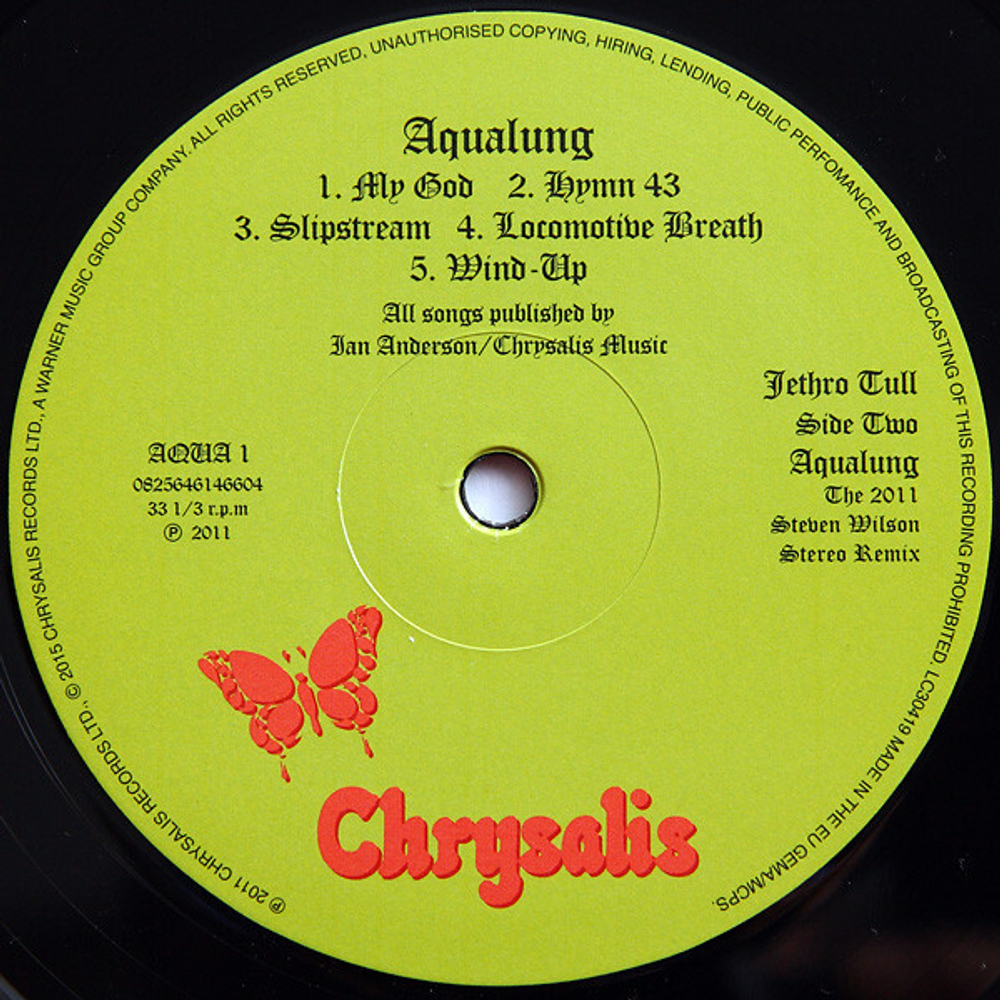 Jethro Tull / Aqualung (The 2011 Steven Wilson Stereo Remix)(LP)