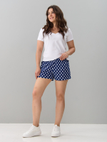 Шорты Н-141Х/джинс-крупныйгорох