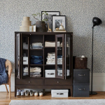 Шкаф - IDANÄS/IDANАS   IKEA/ ИДАНАС ИКЕА, 121x50x135 см, темно-коричневый