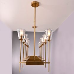 Люстра На Штанге Torche De Verre Linear Chandelier 12 By Imperiumloft