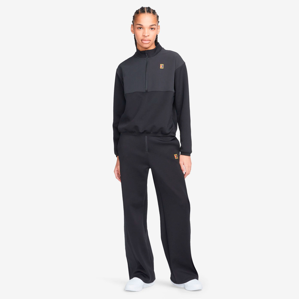 Женские теннисные брюки Nike Dri-Fit Court Heritage Training Pants Women - Black