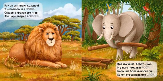 Книжки  картонки. Дикие животные. Загадкирифмы