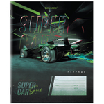 Тетрадь 12 л. BRAUBERG клетка обложка картон "SUPER CAR" (60 штук в упаковке)