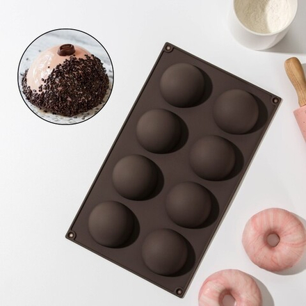 Силиконовая форма "Полусфера 6см"