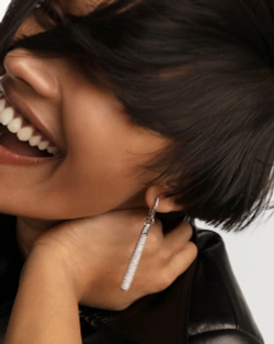 Одиночная серьга Pav Supreme Jupiter Серебро 925 пробы покрытое родием