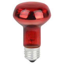 Комплект из 2-х инфракрасных ламп ЭРА ИКЗК 230-60 R63 E27 для курятника цыплят птиц животных/лампа для обогрева