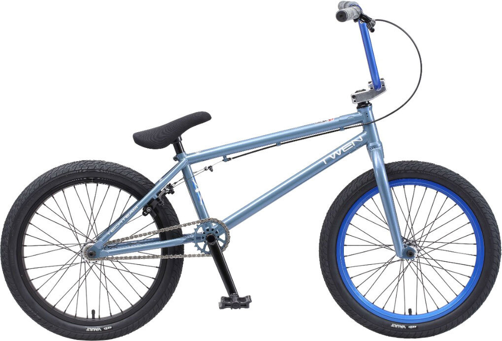Велосипед TechTeam Twen 20" синий 2020 Cr-Mo хром-молибден