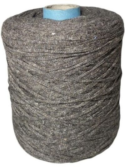 Пряжа для вязания на бобине 650г (Италия)100% ленточный хлопок 100г-150м.цв серо-коричневый