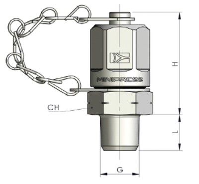КТ 16x2 - NPTF 1/8-27 (металл.)