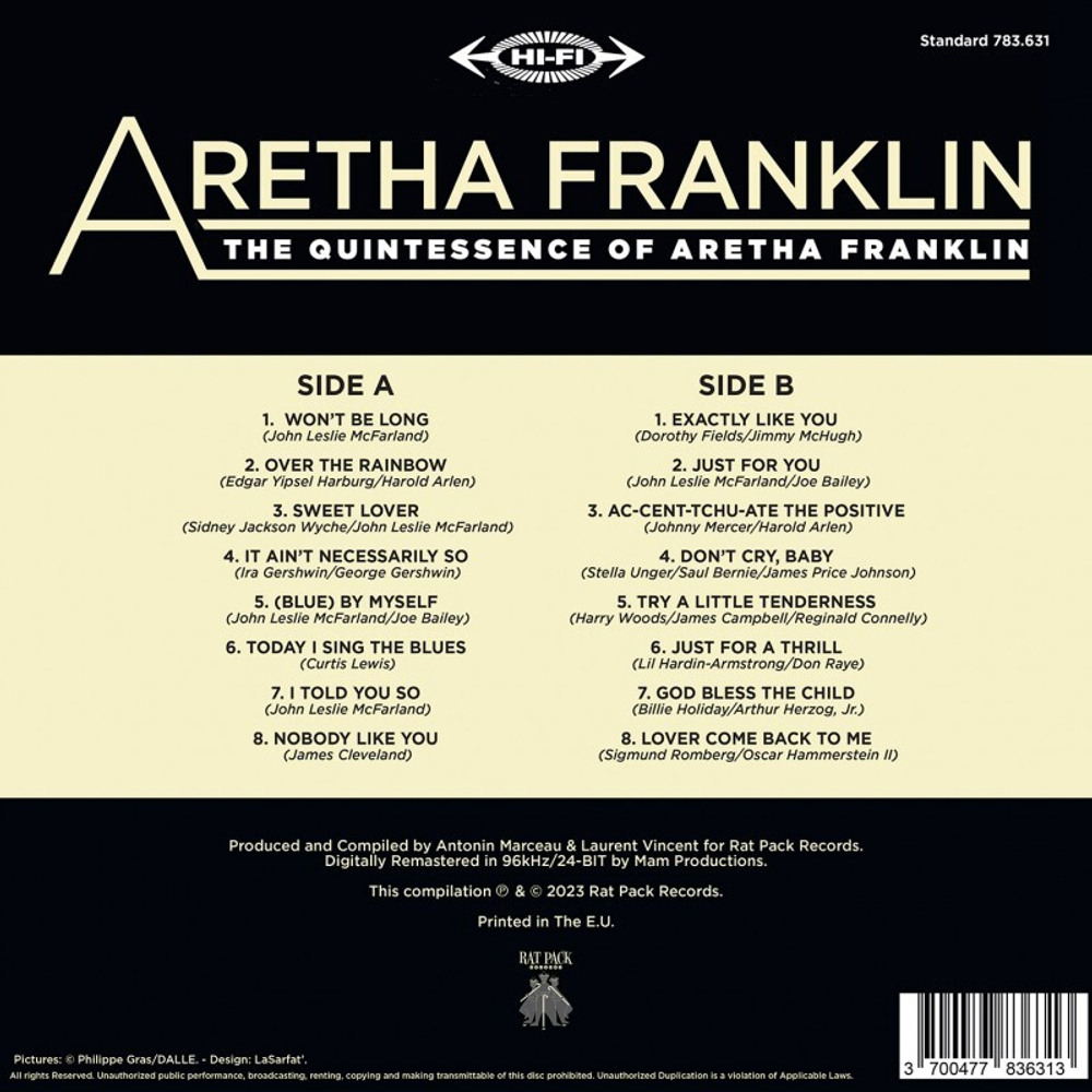 Aretha Franklin / The Quintessence Of Aretha Franklin (LP)