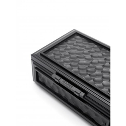 Шкатулка прямоугольная «Turtle». Цвет черный