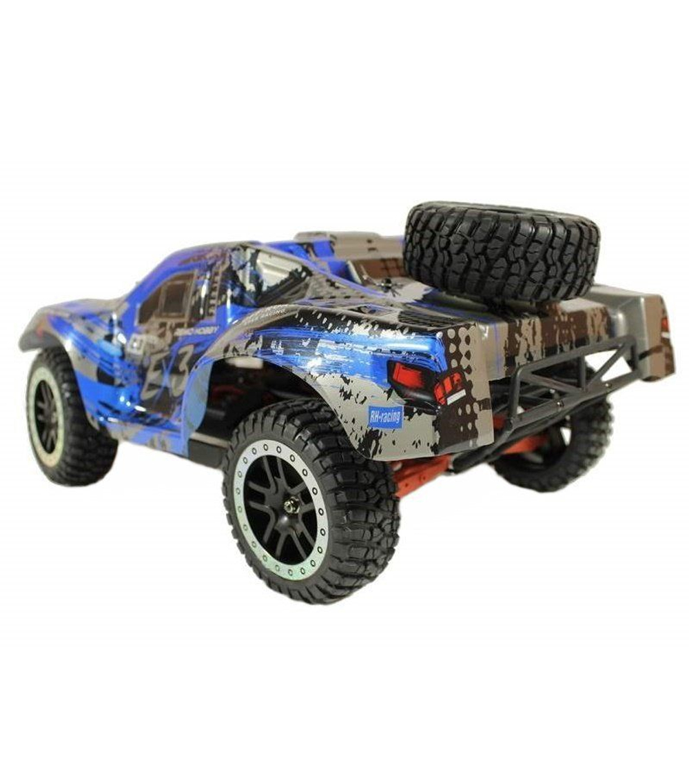 Радиоуправляемый шорт-корс Remo Hobby EX3 Brushless UPGRADE (синий) 4WD 2.4G 1/10 RTR