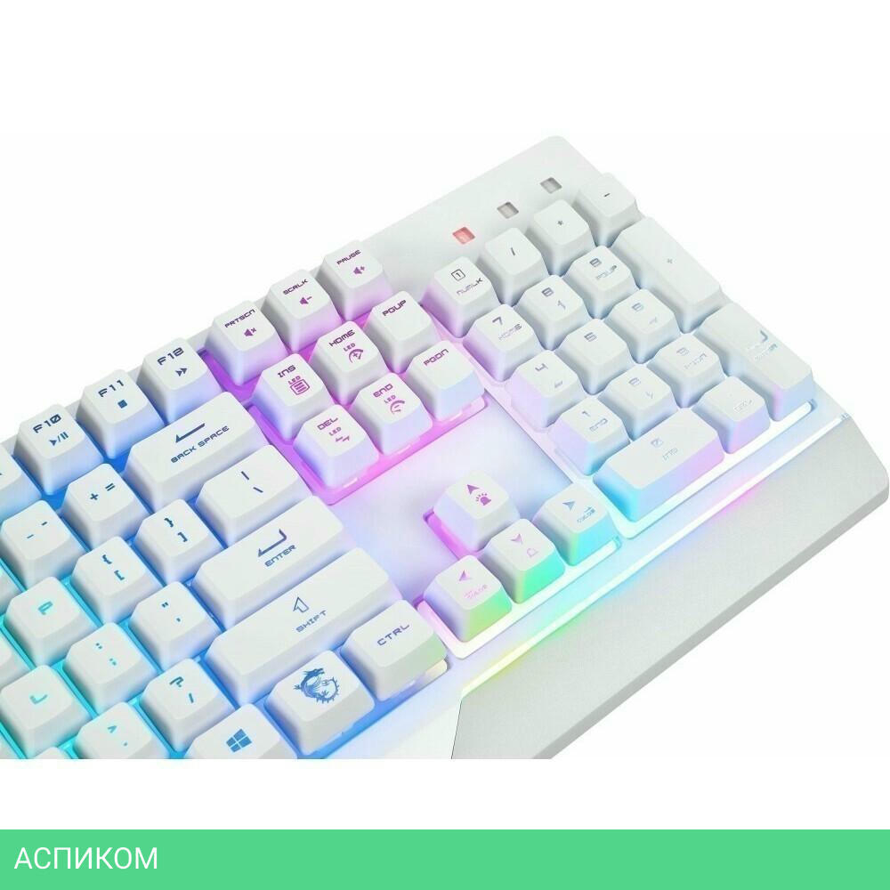 Клавиатура MSI Vigor GK30 белый (S11-04RU304-CLA)