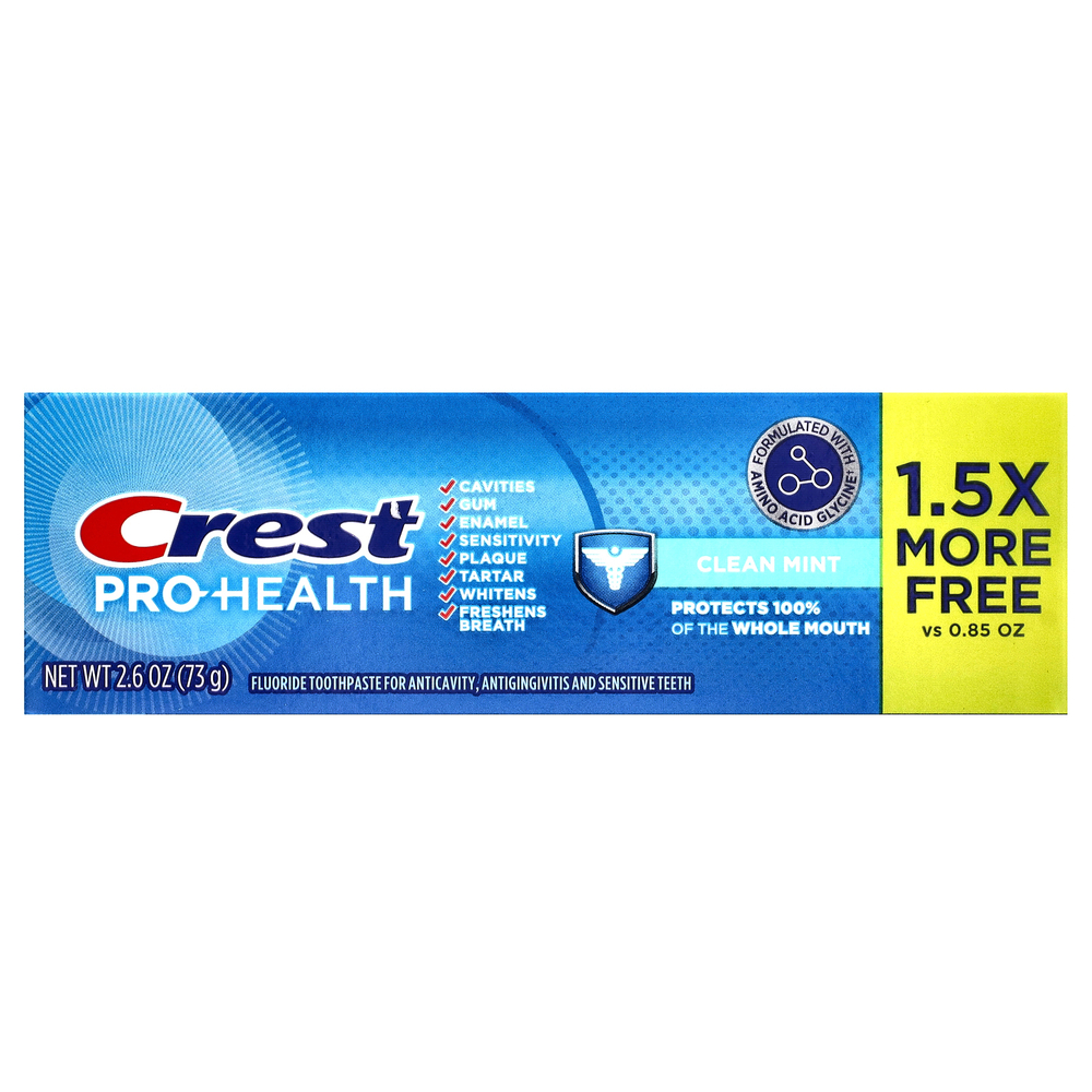 Crest, Pro-Health, зубная паста с фторидом, чистая мята, 73 г (2,6 унции)