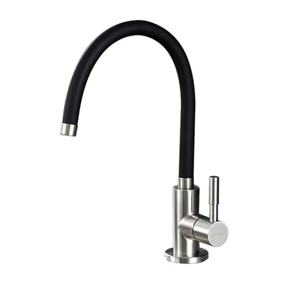 Кран чистой воды Gappo (чёрный+хром) G1052-95