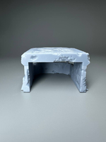 ДОТ огневая точка сооружение для диорам, 1:43