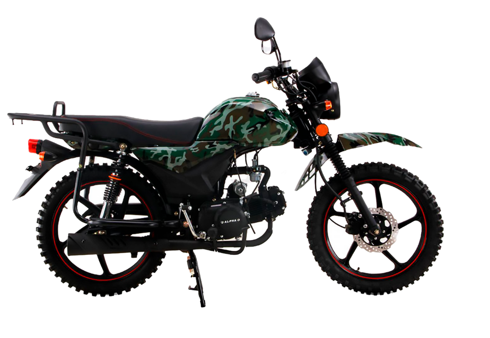 Мопед ROCKOT ALPHA OFFROAD M-12 (камуфляж глянцевый)