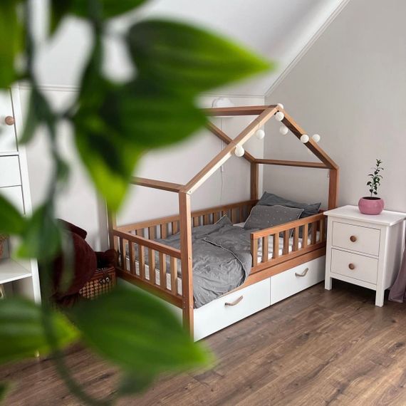 Детская кроватка Рози (Rozi) из массива бука