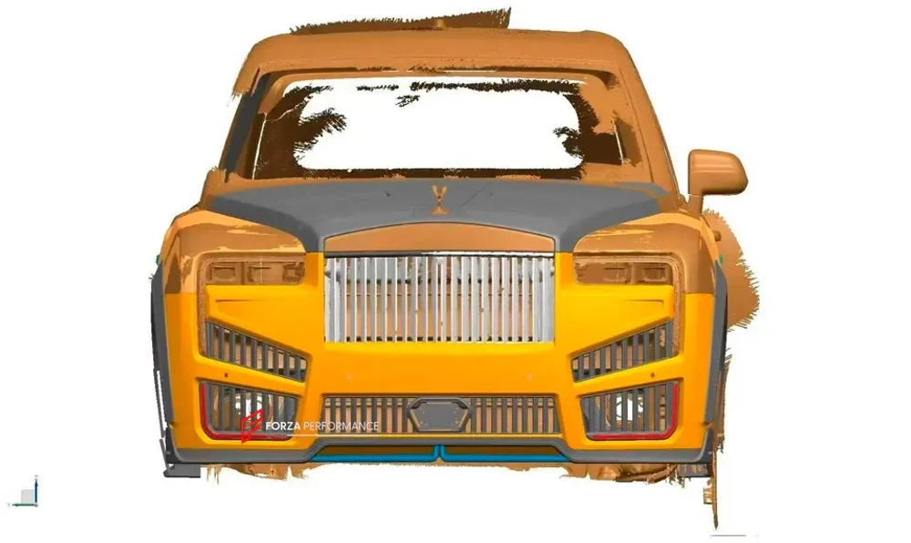 Обвес переделка для ROLLS-ROYCE CULLINAN СЕРИИ 1 2018 - 2025 в ROLLS-ROYCE CULLINAN СЕРИИ 2 РЕСТАЙЛИНГ Ролс Ройс Куллинан