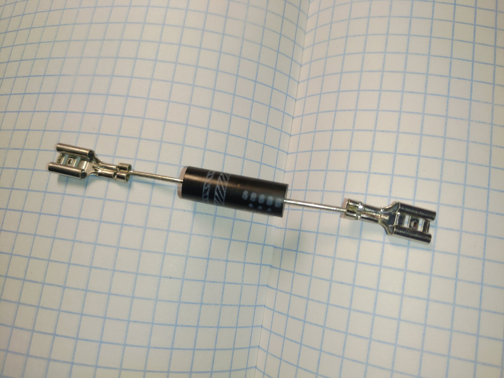 Диод высоковольтный для СВЧ 12кв клемма - клемма