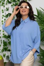 Рубашка Медея (голубая) Б13465-13М LT Collection