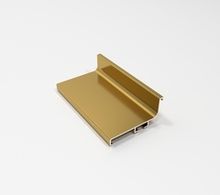 Профиль горизонтальный L-образный L=4050 Золото