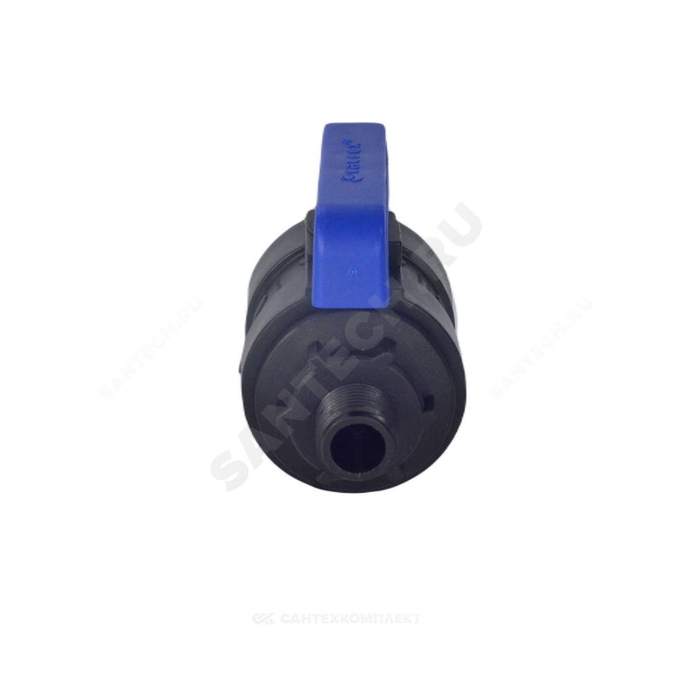 Кран шаровой компрессионный ПЭ Ду 16 3/4"x3/4" НР/НР Ру16 VALFEX 1210216034034