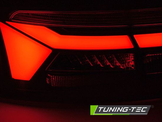 LED BAR TAIL LIGHTS RED WHITE SEQ fits AUDI A5 11-16