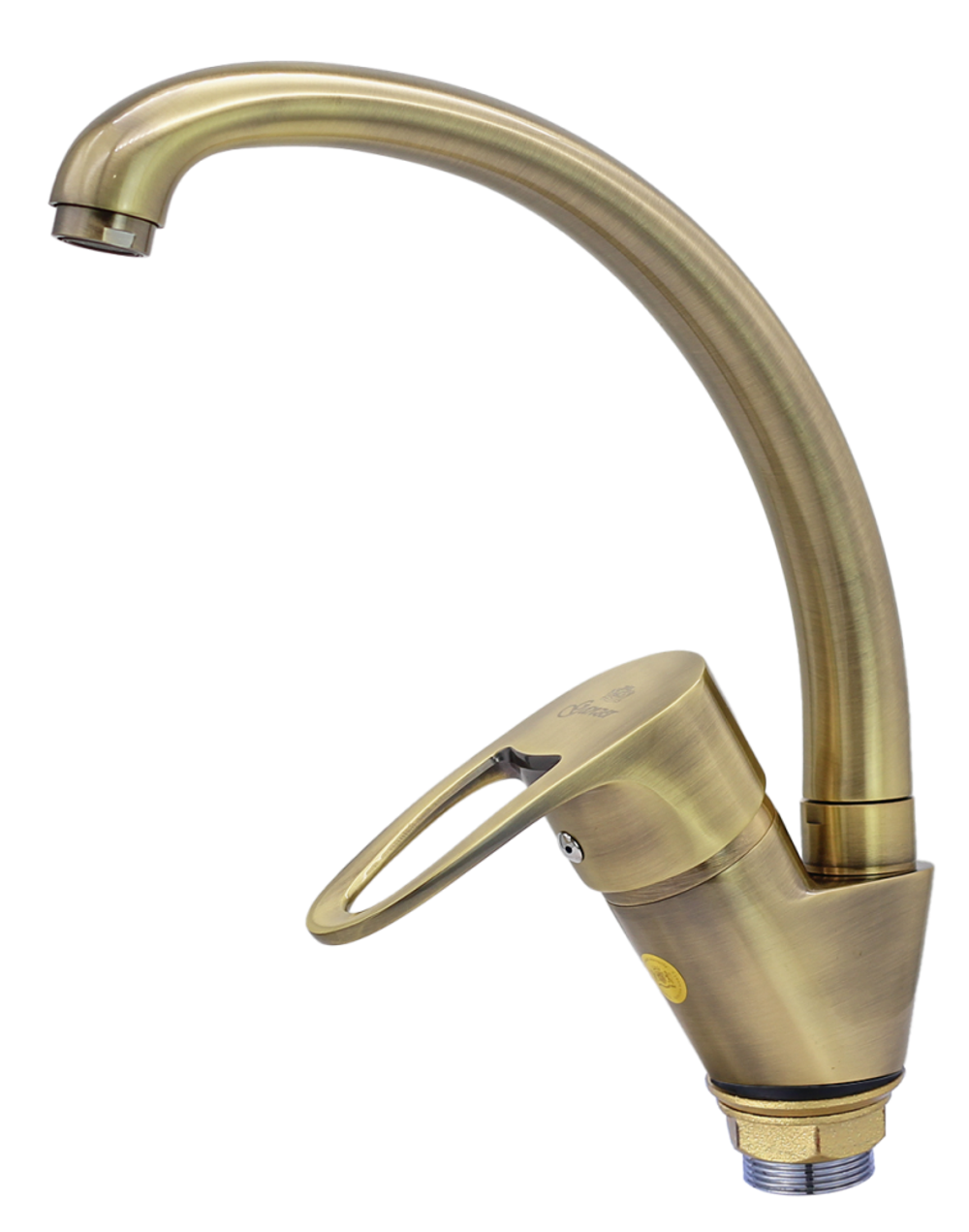 10021-D Смеситель (БРОНЗА) для кухни "GANZER