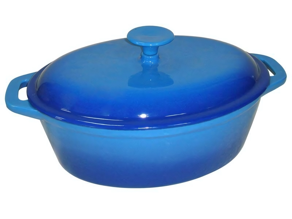 Кастрюля Утятница 28см 3,5л чугунная