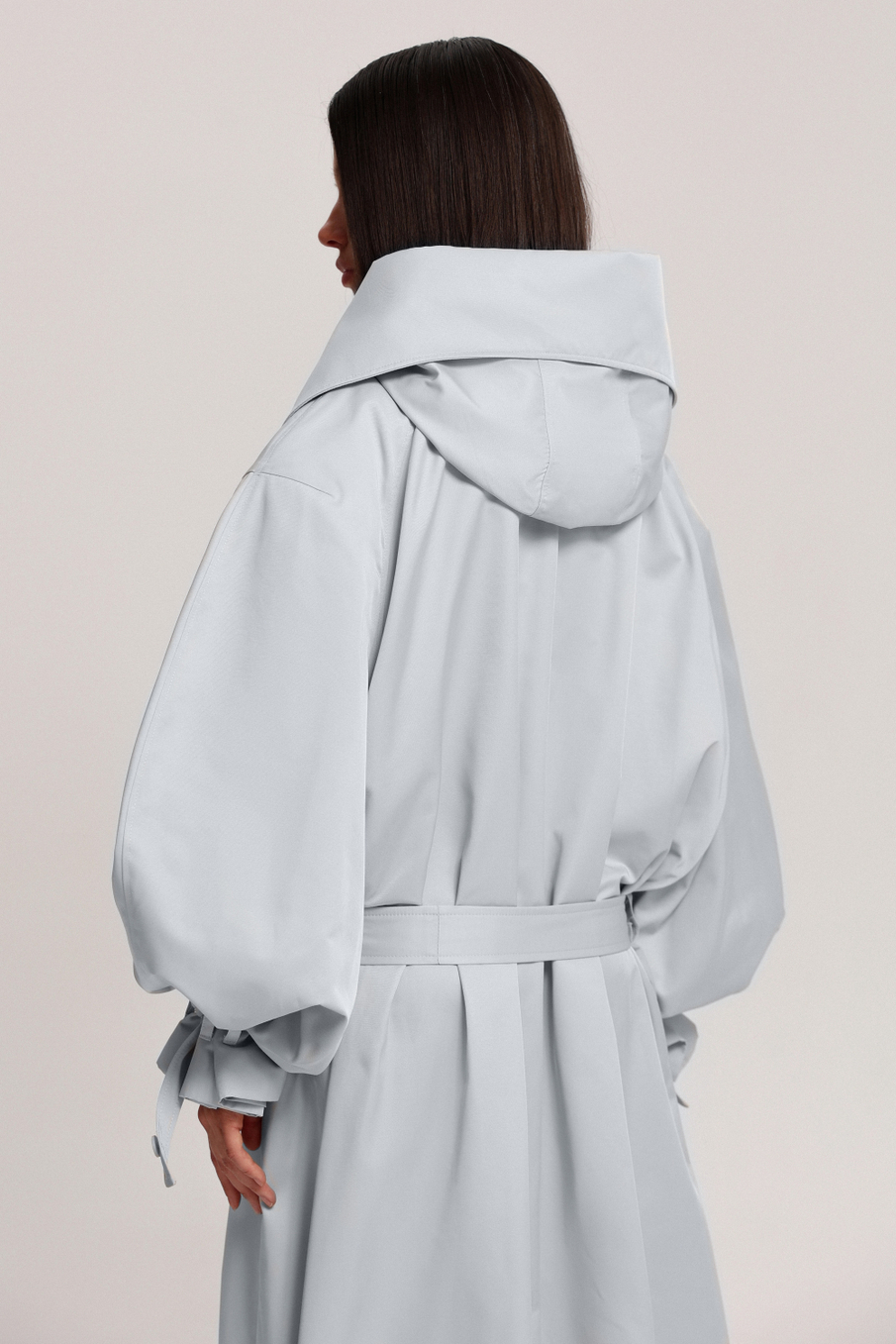 Тренч с капюшоном