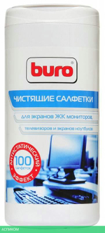 Салфетки для ухода за электроникой Buro BU-Tscreen 100 шт