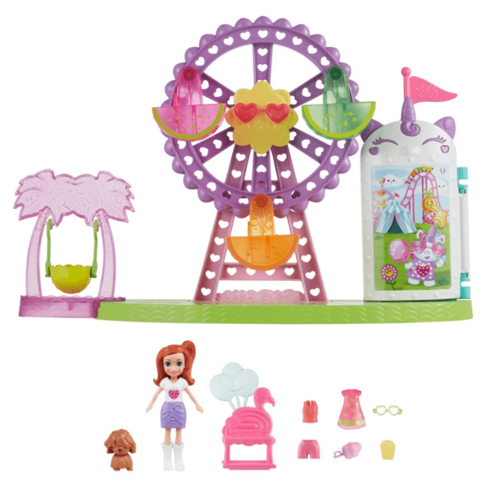 Polly Pocket - Набор "Тропическая ярмарка" с куклой и аксессуарами HWP25 / артикул   HWP25  / GTIN 194735217809