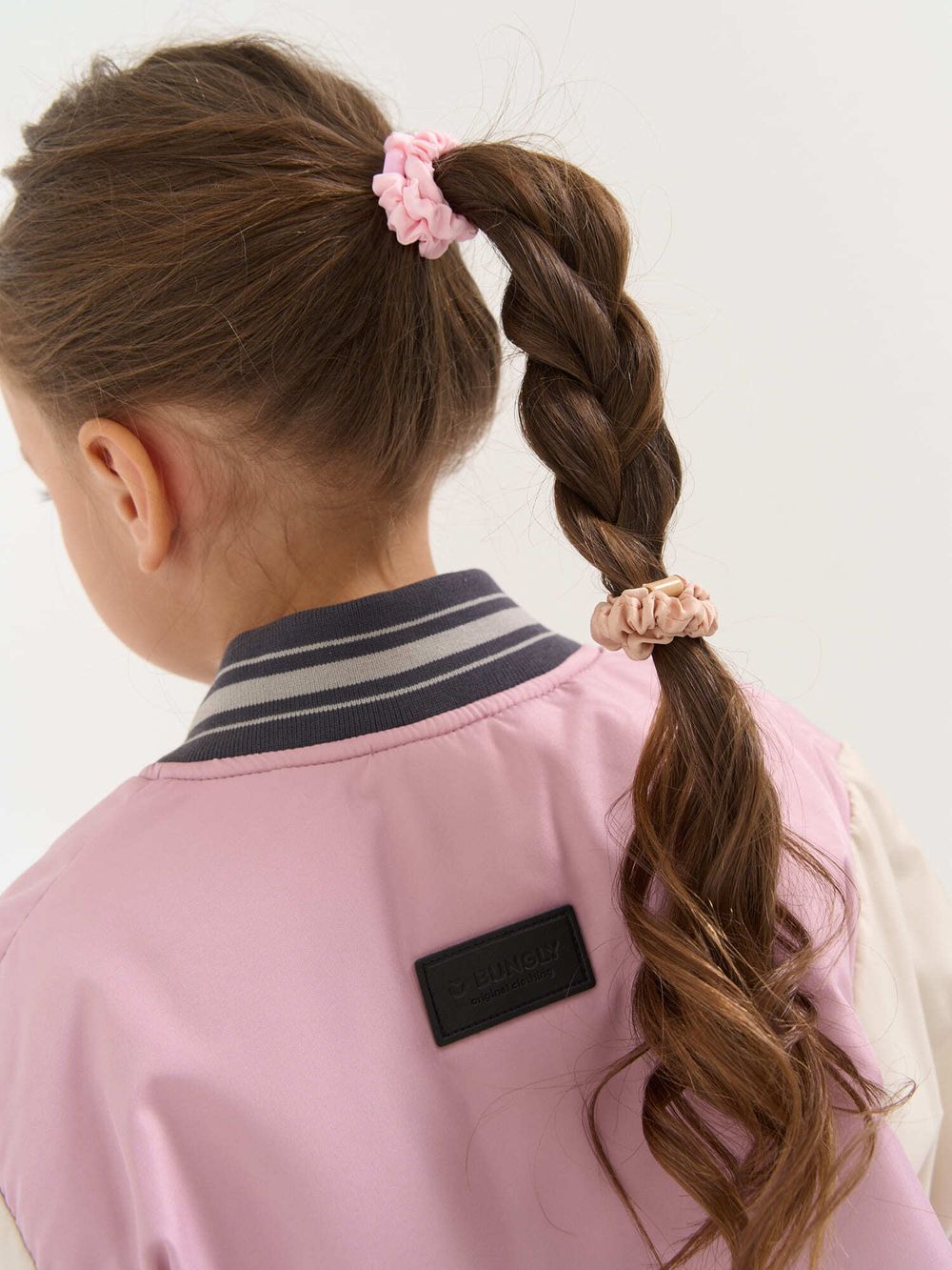 Резинки для волос "Беж/Роза" 4 шт