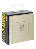 FORTE&PIANO Розетка компьютерная RJ45 кат.5E FP432 ваниль IEK
