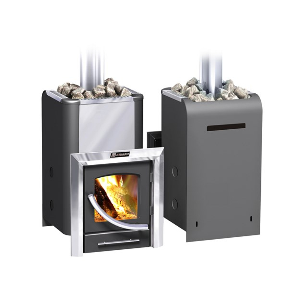 Дровяная печь для бани ЕРМАК 16-ПС Элит