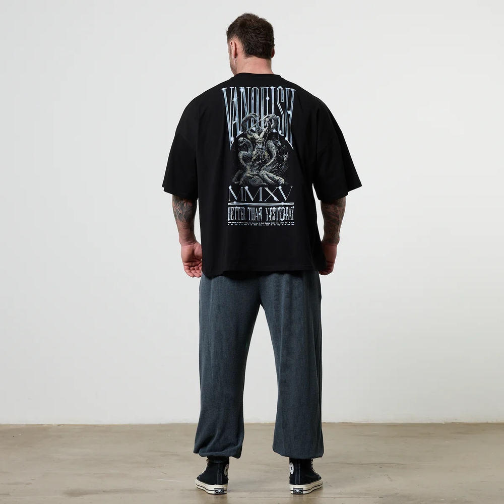 Футболка VANQUISH Olympus Black Hercules Oversized T-Shirt