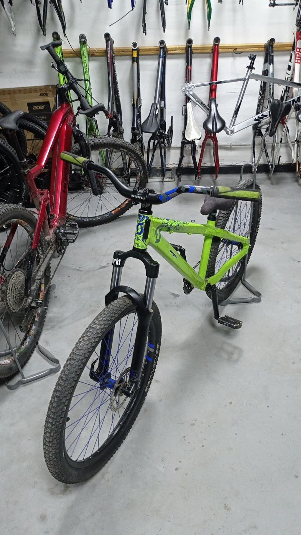 Велосипед для дерта бу Scott Voltage YZ 0.1 TMO ручная сбока