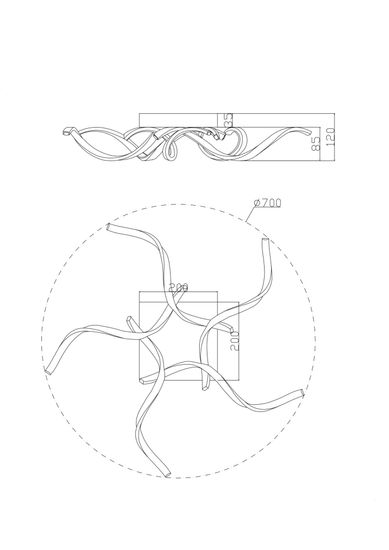 Потолочный светильник Freya FR6022CL-L50B