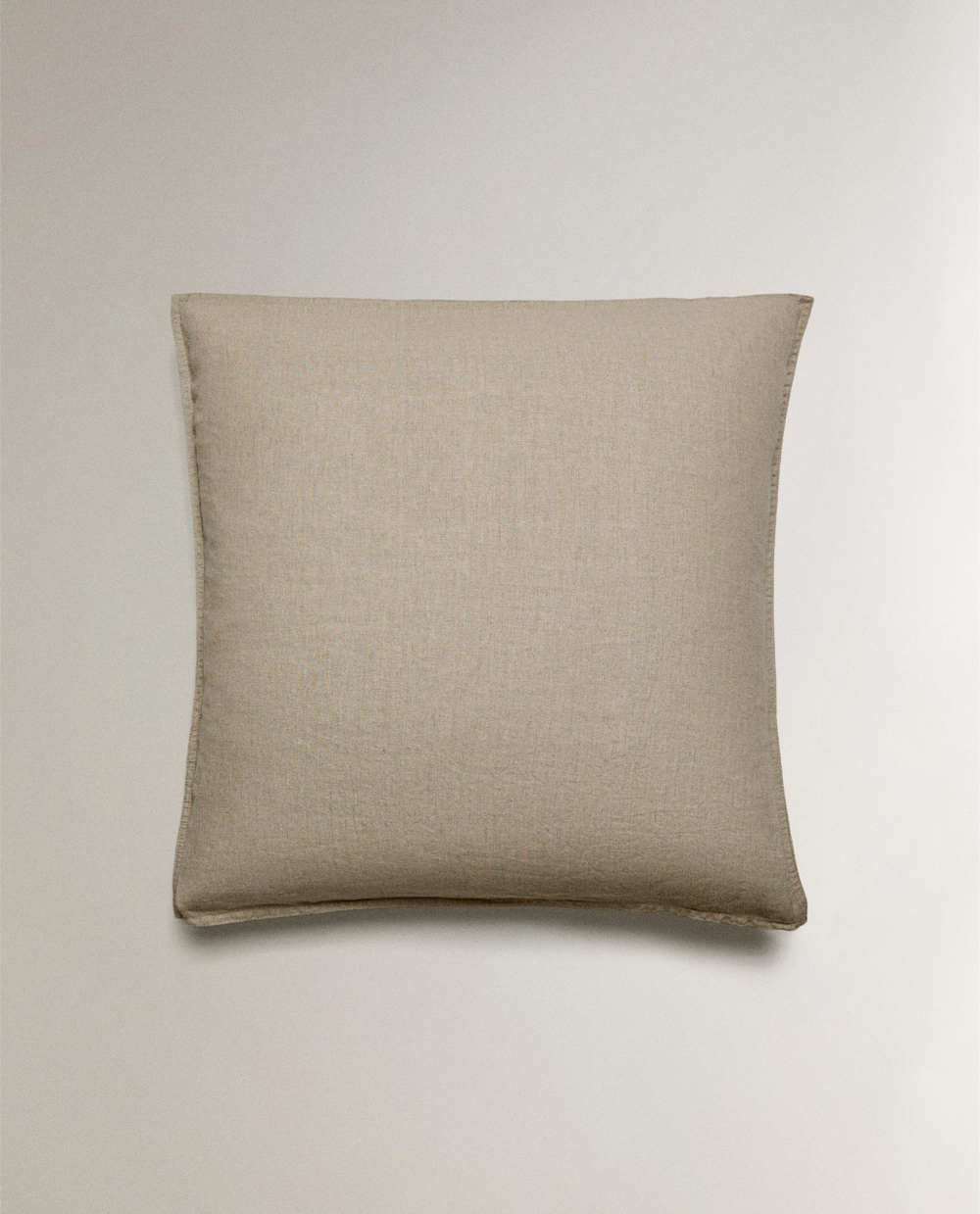 Наволочка Zara Home, лён 100%, однотонный, 7180/091