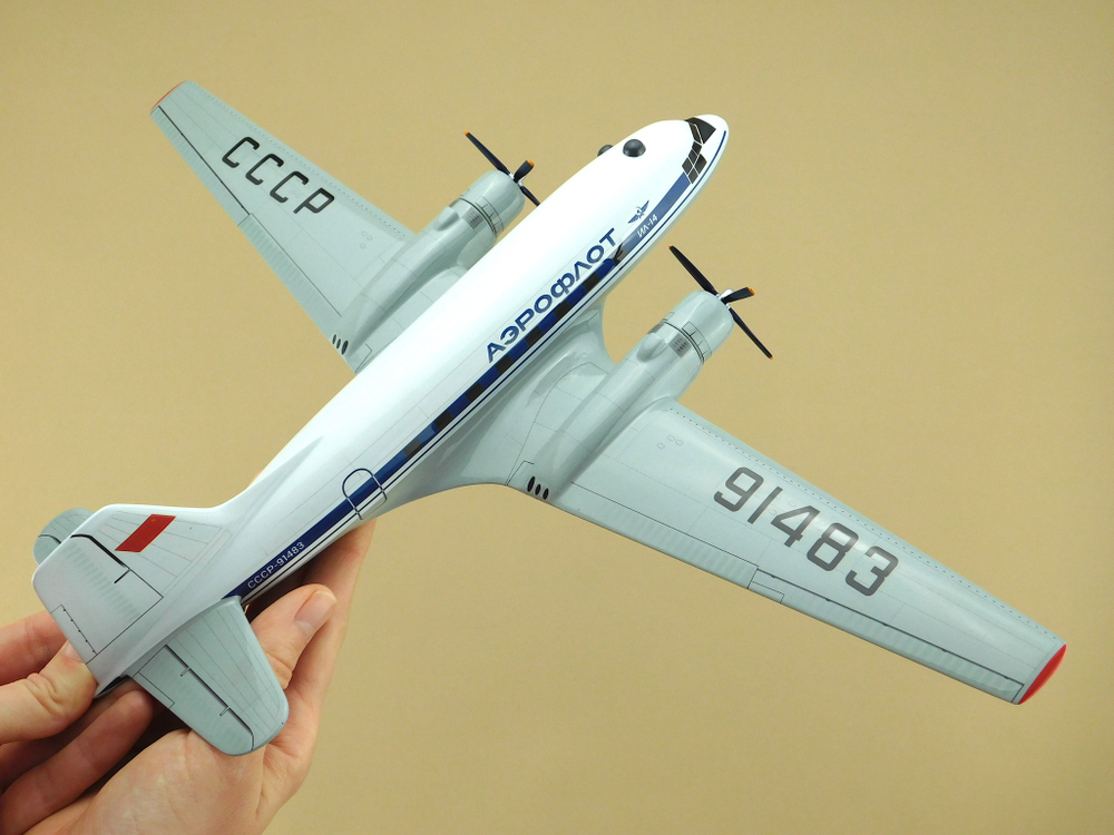 Модель самолета Ил-14 (М1:72, Аэрофлот СССР-91483)