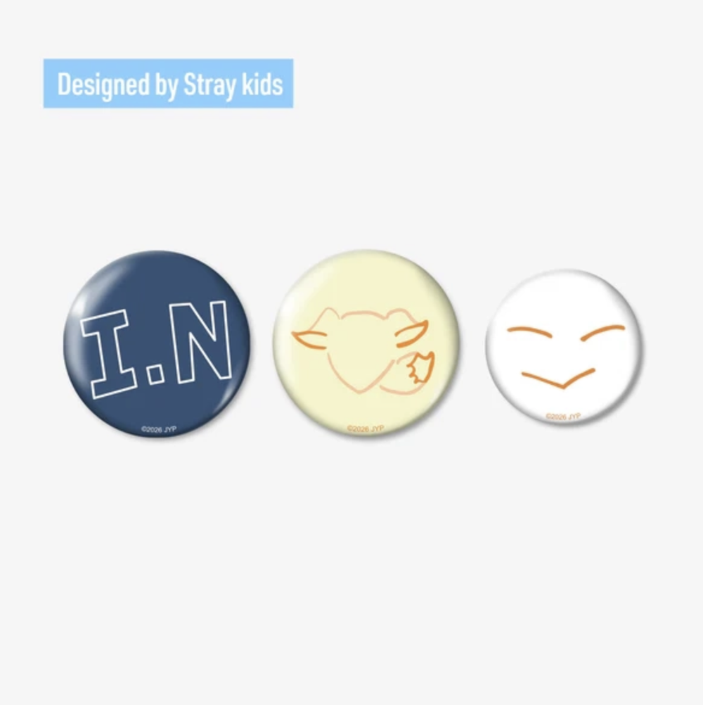 Мерч Stray Kids - [RUN IT JAPAN] BADGE SET (значки)