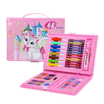 Набор для детского творчества Basir 68 предметов, в разноцветном портфеле с 4 видами рисунков ассорти