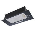 Вытяжка кухонная MACBI S-BOX-60A1 (BLACK) черный, D120мм, 850 м3/ч, полновстраиваемая, мотор 70Ватт, металл 60см, кнопочное управл.