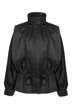 “Air jacket” Ветровка с драпировкой на молнии.