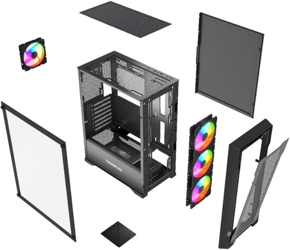 Корпус ATX Powercase Mistral X4B
