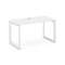 Style Project Стол письменный SN-59O.SP-012 Белый/Металл Белый/Белый Заглушка 1180*700*750