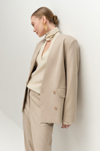 Жакет без воротника