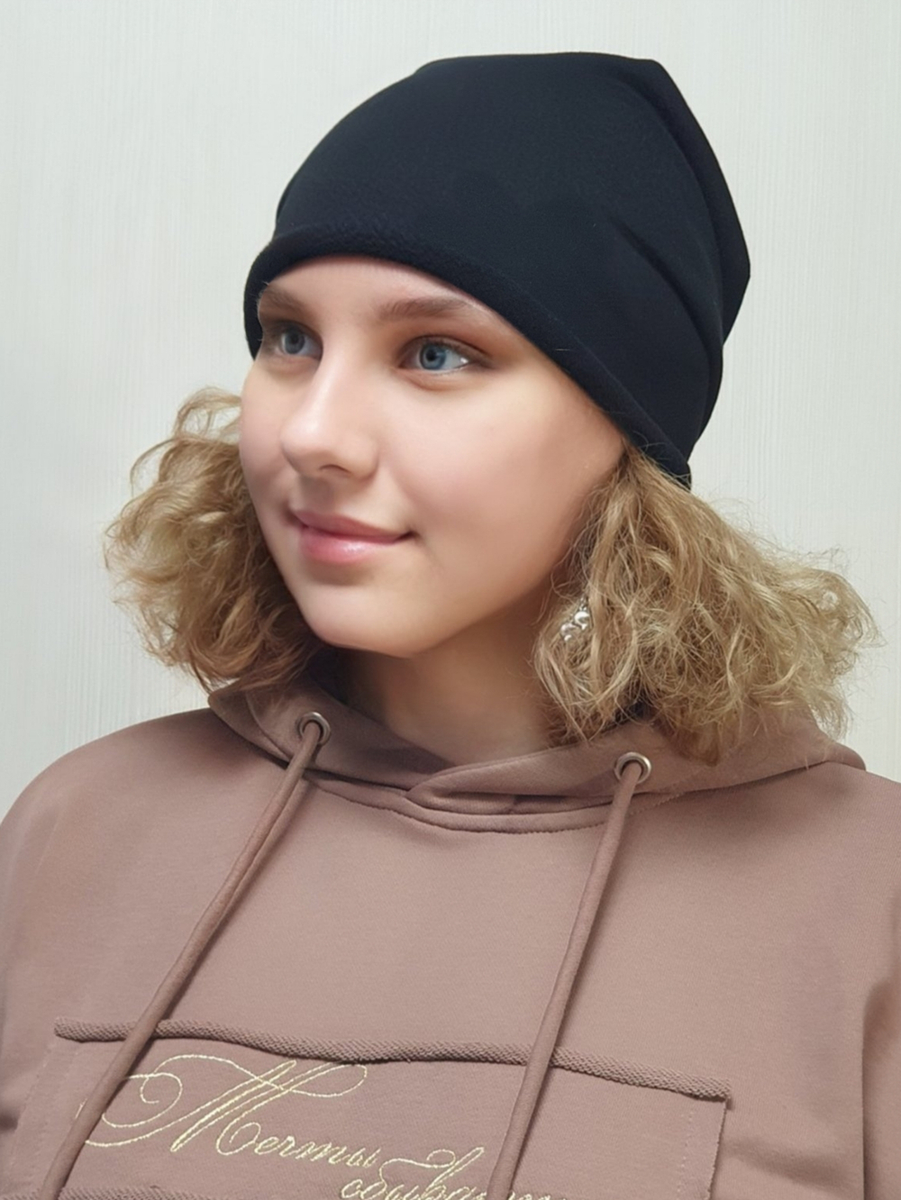 Шапка ДЖЕК хлопковая утепленная с валиком
