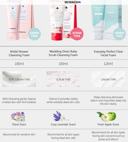 Merbliss  wedding dress plentiful cleansing foam helps - Питательная кремовая пенка для умывания